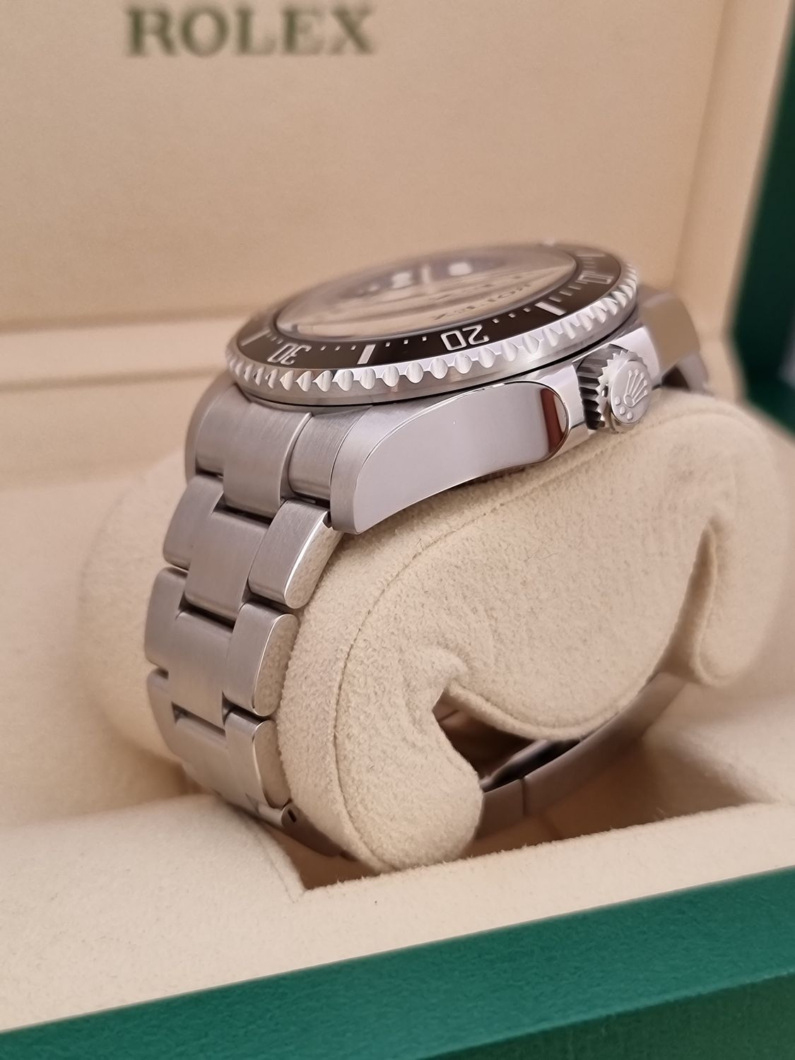 Rolex Deepsea Watch, Ref 126660 James Cameron, 2020 Full Set, Unpolished