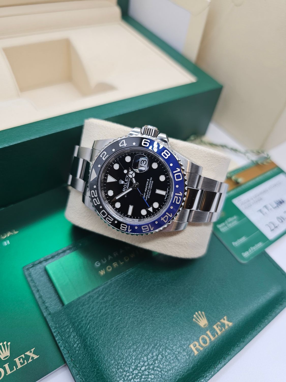 Rolex GMT Master II Watch &#39;BATMAN&#39; 116710BLNR- 2020 Box&amp;Papers Excellent Condition