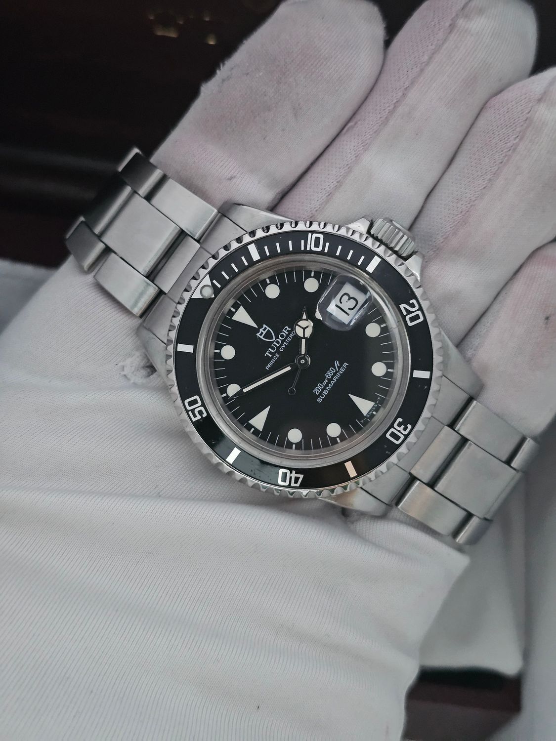 TUDOR Submariner Men&#39;s Black Watch - Ref 79090 1990 Box &amp; Papers