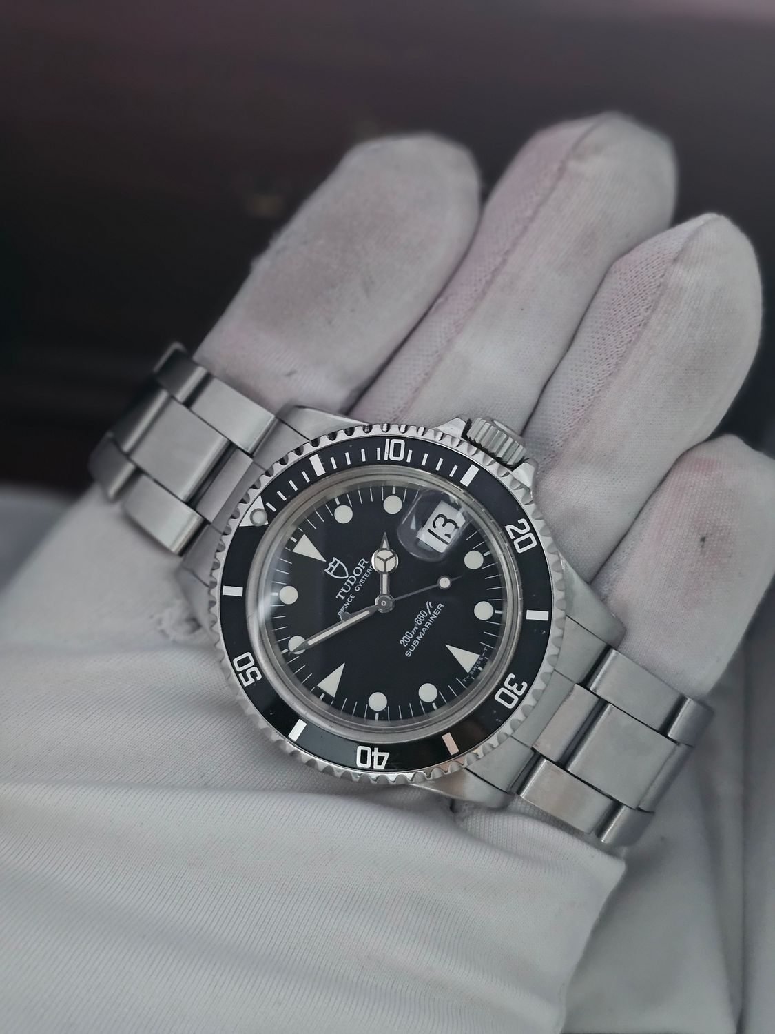 TUDOR Submariner Men&#39;s Black Watch - Ref 79090 1990 Box &amp; Papers
