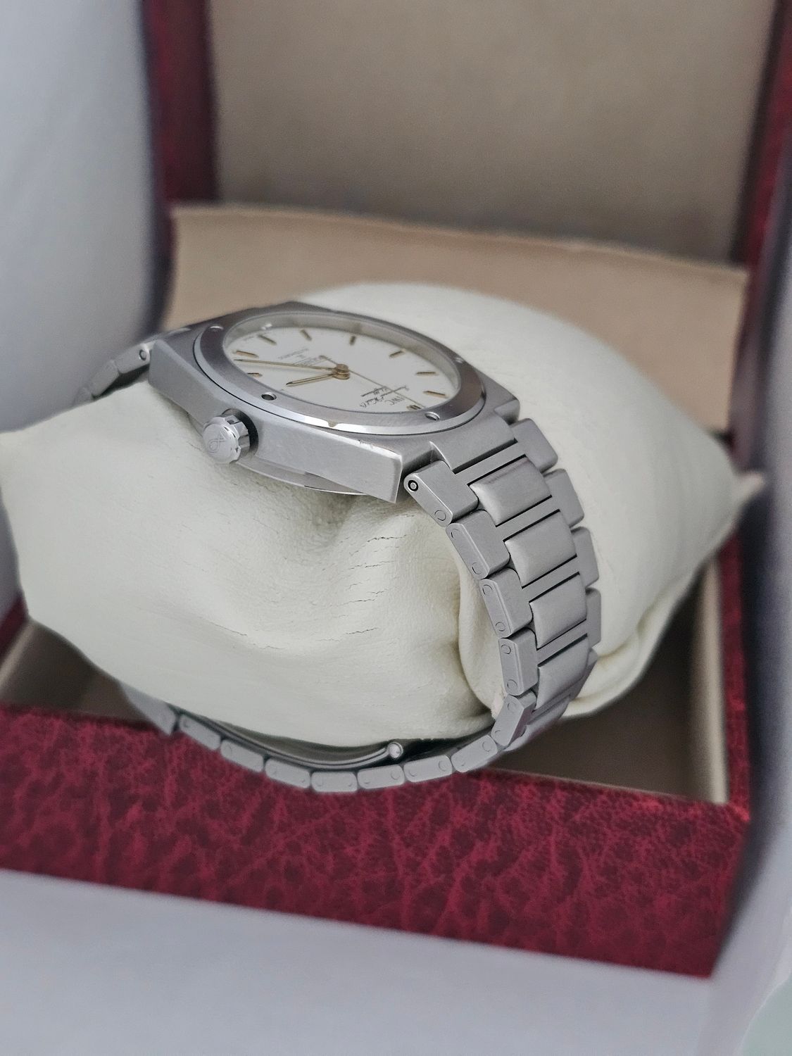 IWC Ingenieur SL Auto Rare White Graph Dial, Ref 3506, Box &amp; IWC certificate