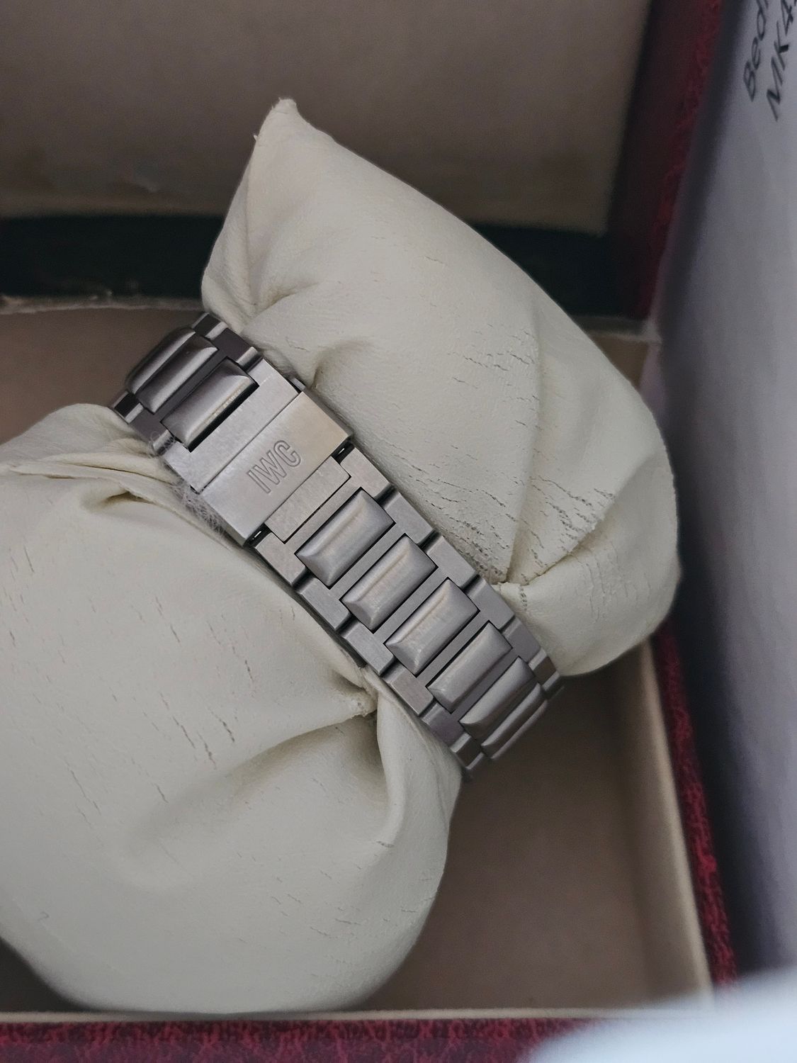 IWC Ingenieur SL Auto Rare White Graph Dial, Ref 3506, Box &amp; IWC certificate