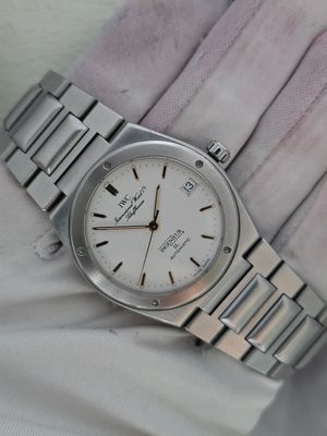 IWC Ingenieur SL Auto Rare White Graph Dial, Ref 3506, Box &amp; IWC certificate