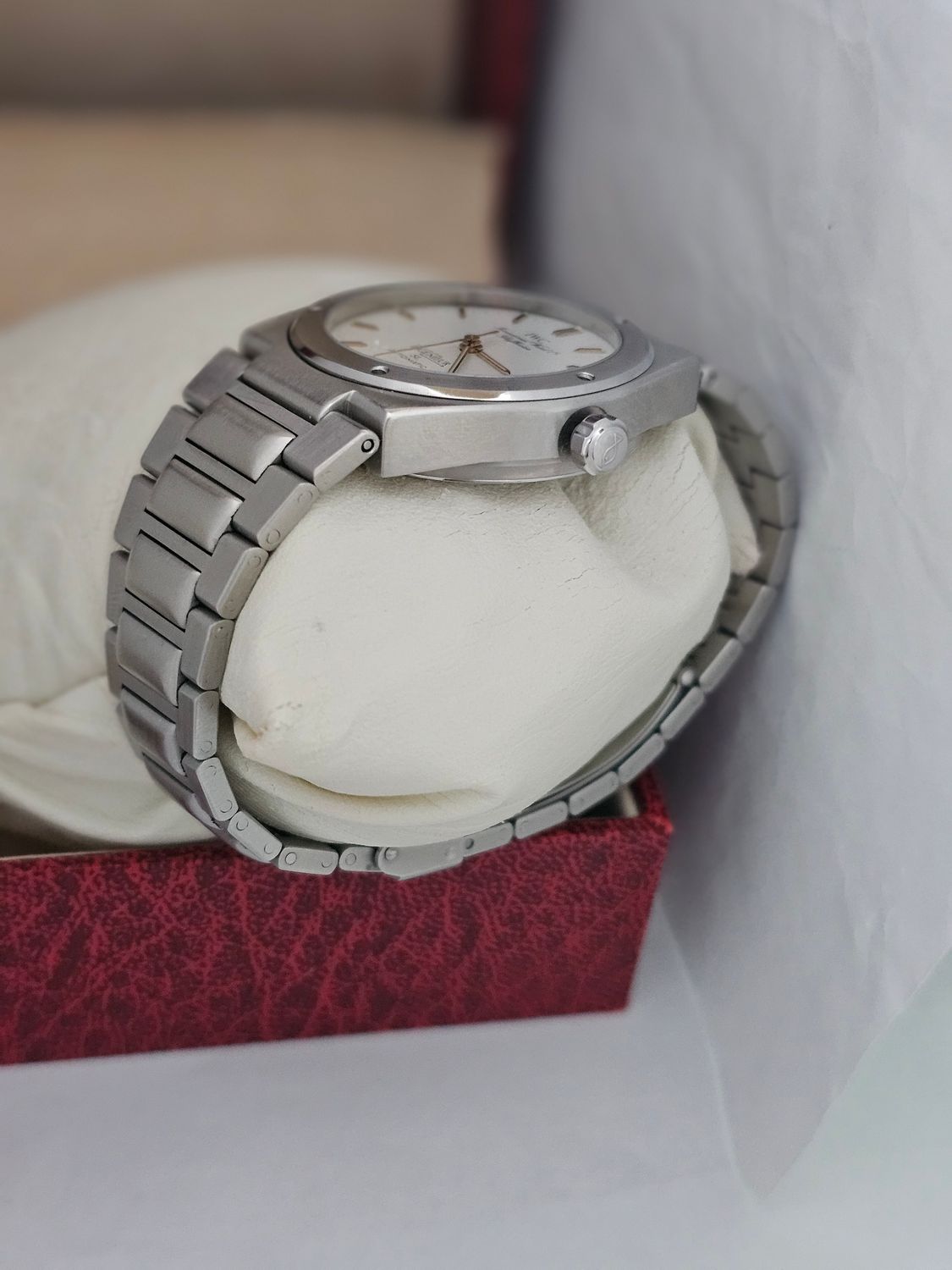 IWC Ingenieur SL Auto Rare White Graph Dial, Ref 3506, Box &amp; IWC certificate
