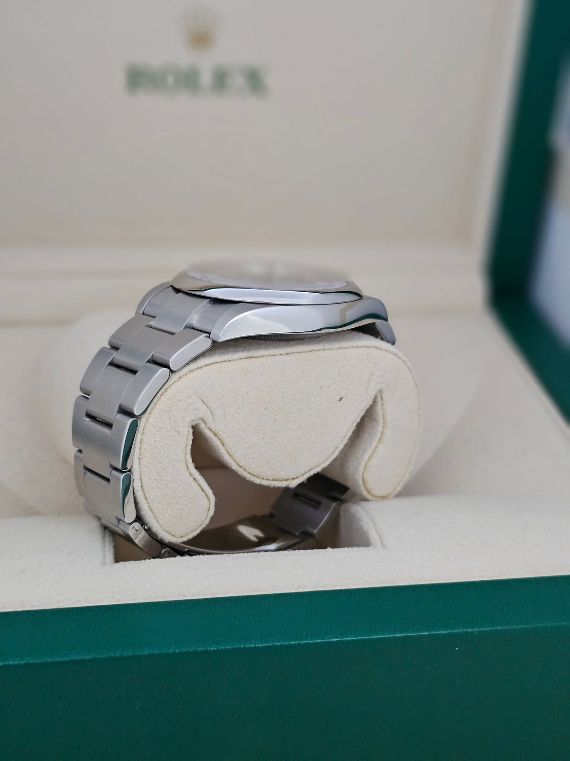 Rolex Oyster Perpetual Watch 124300, 41mm Green Dial 2022 Full Set