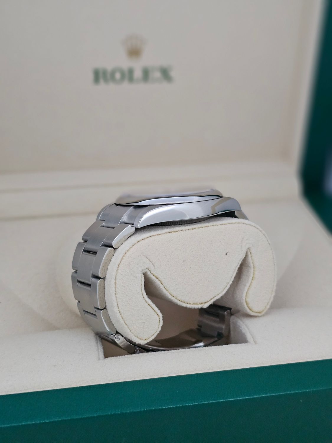 Rolex Oyster Perpetual Watch 124300, 41mm Green Dial 2022 Full Set