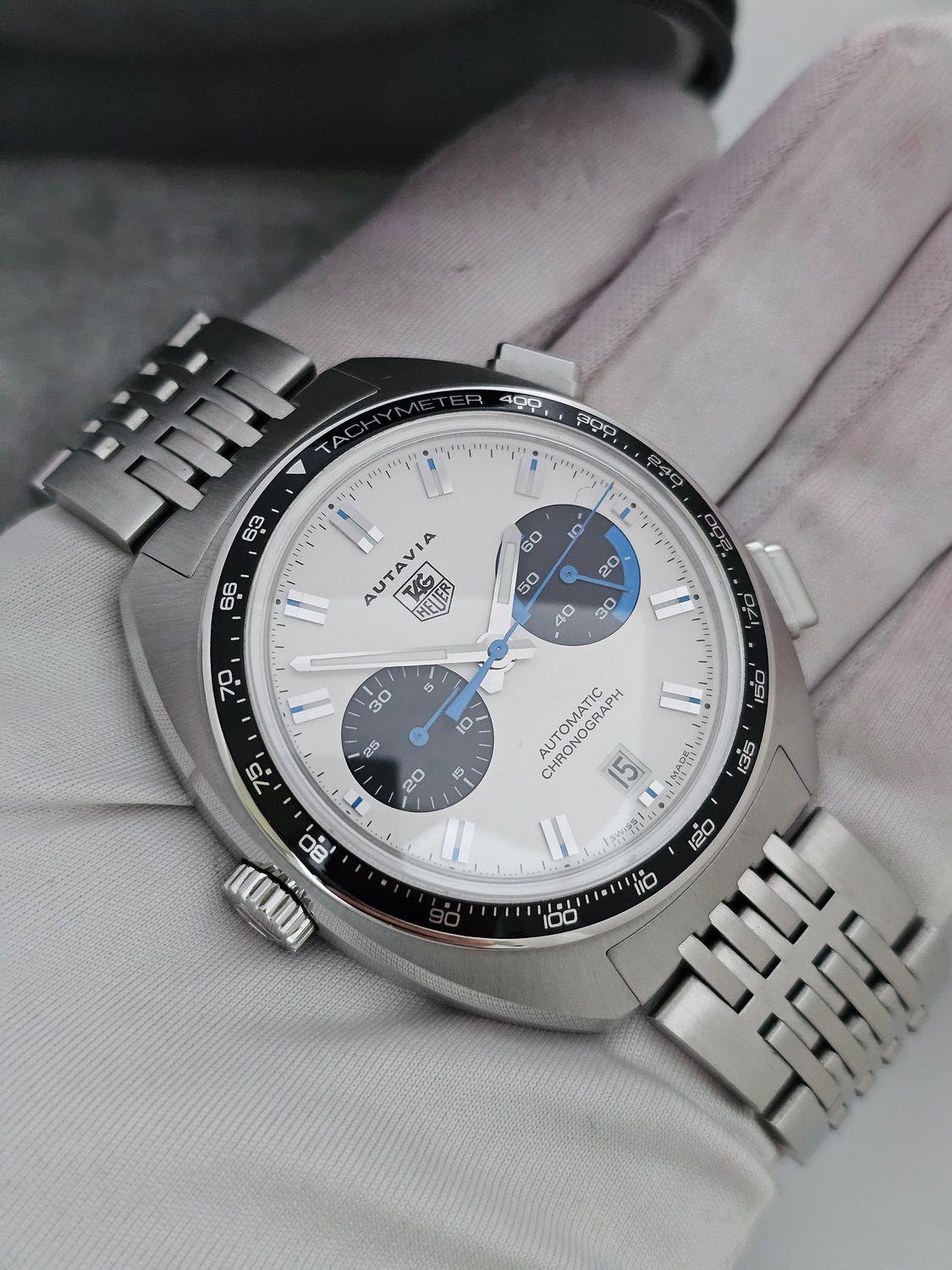 TAG Heuer Autavia White Men&#39;s Watch - CY2110.BA0775, 2005 Full Collectors Set