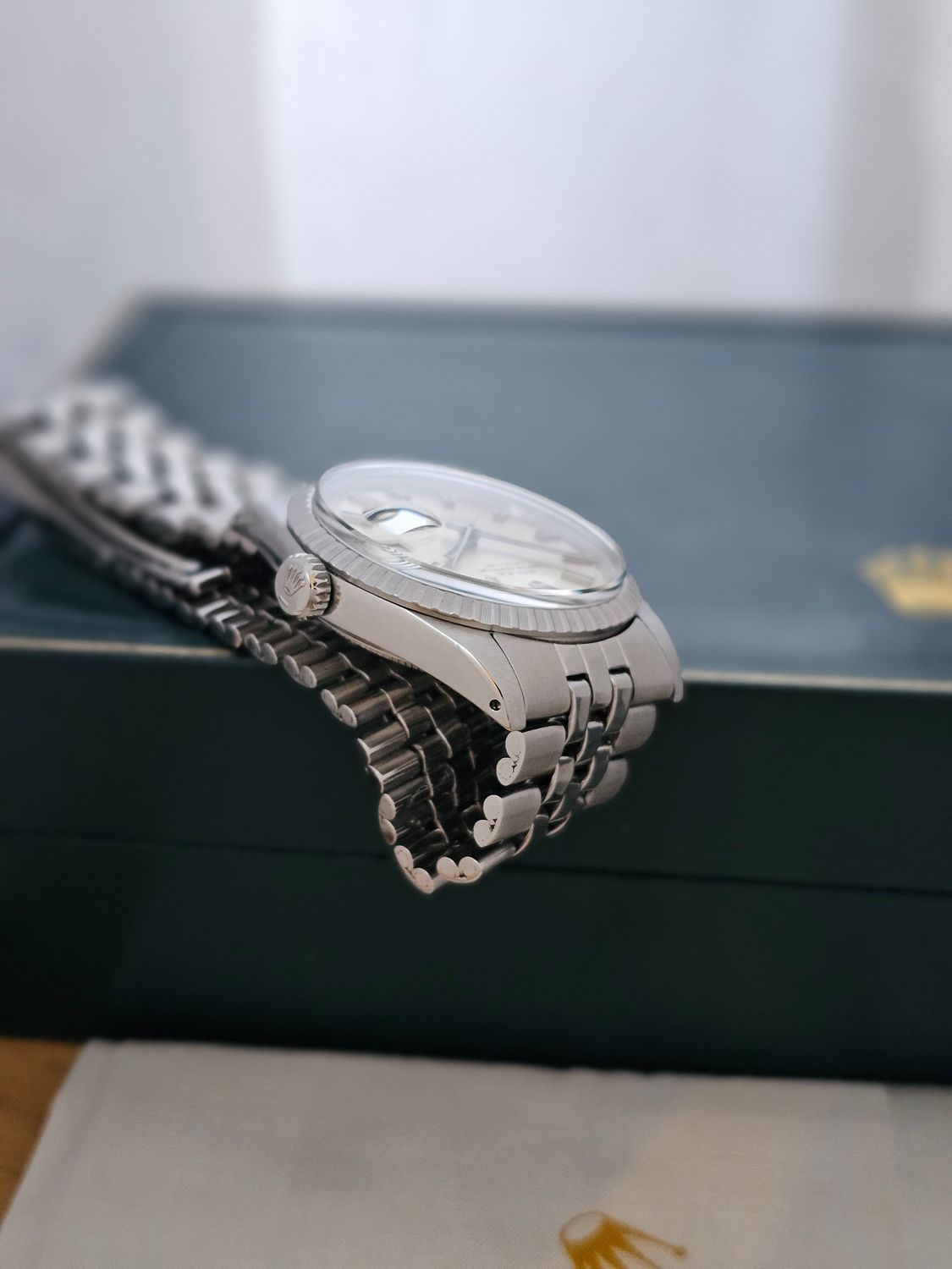 Rolex Datejust Watch 1603 36mm, Rare WideBoy Dial, Excellent condition