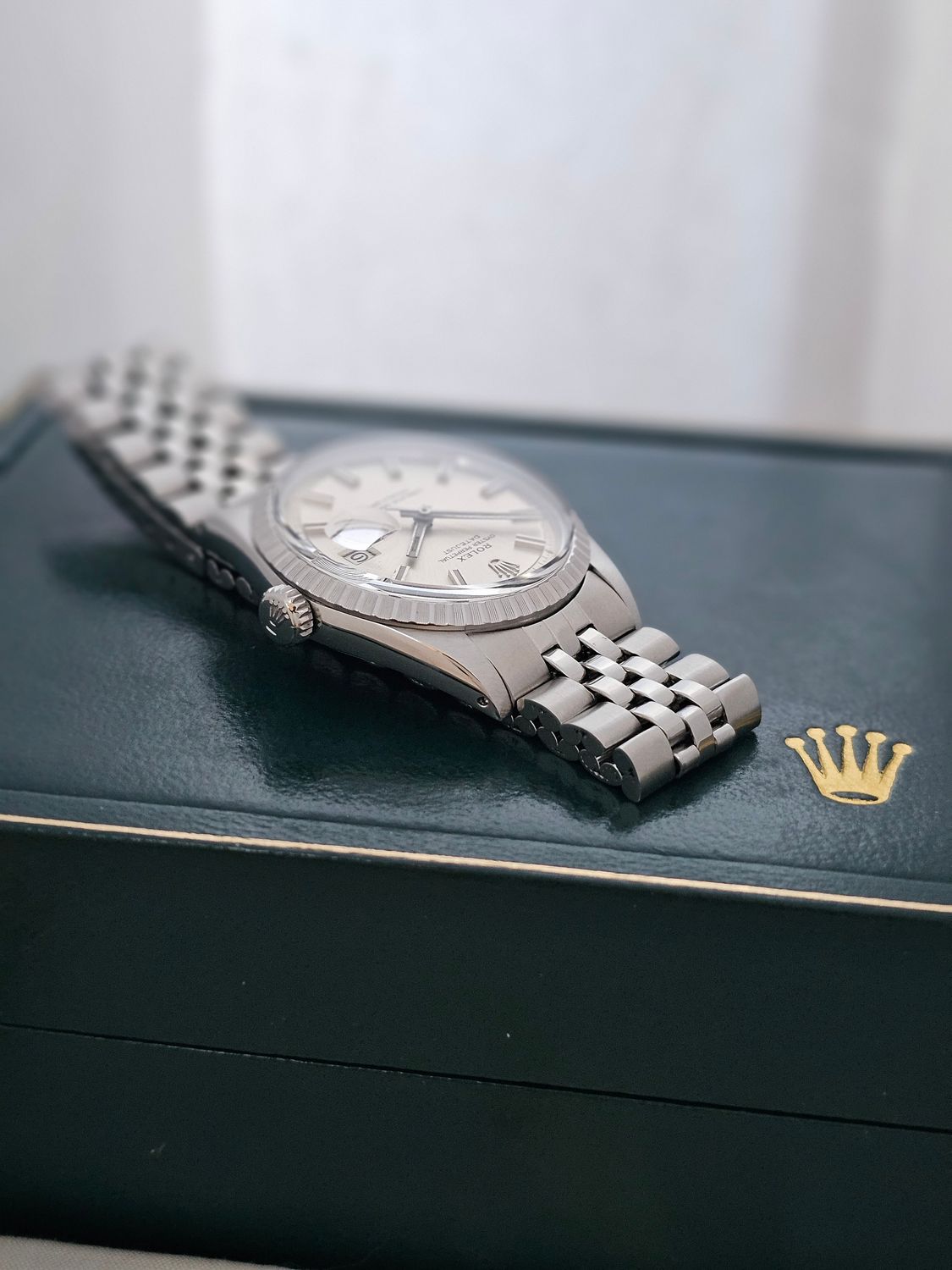 Rolex Datejust Watch 1603 36mm, Rare WideBoy Dial, Excellent condition