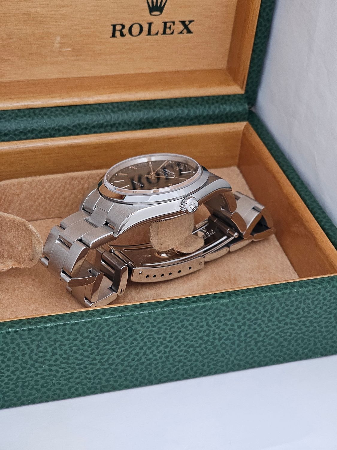 Rolex Oyster Perpetual Air-King 14000M Wristwatch, 1 Owner 2004 Full Set