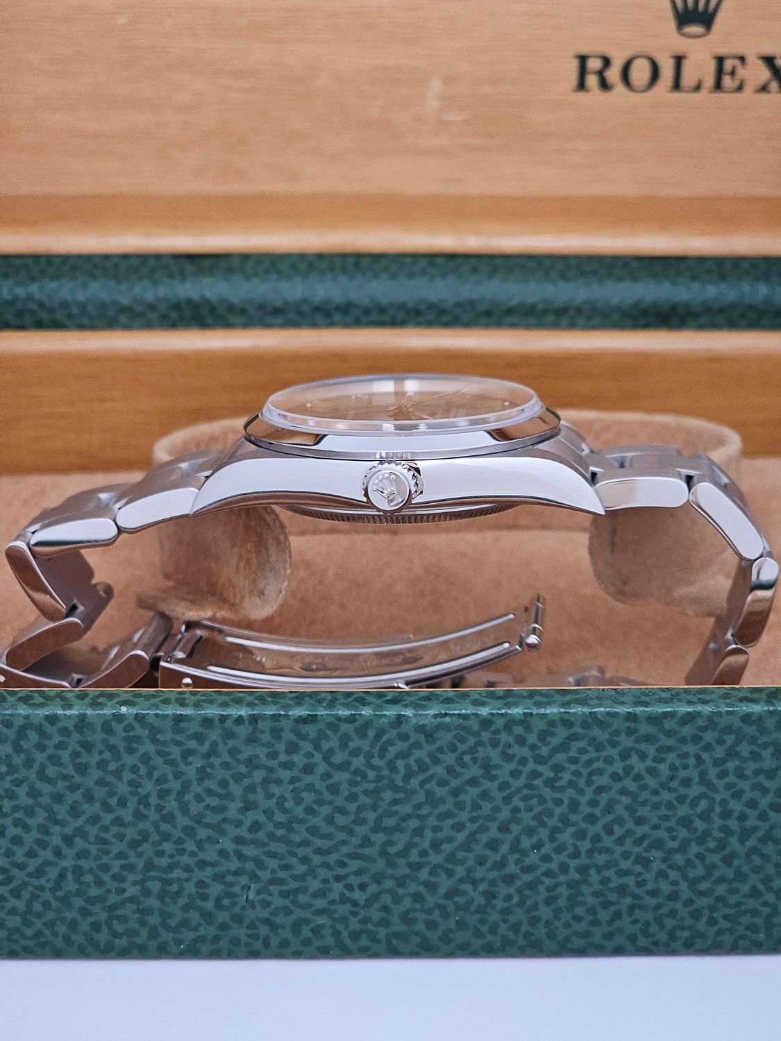 Rolex Oyster Perpetual Air-King 14000M Wristwatch, 1 Owner 2004 Full Set