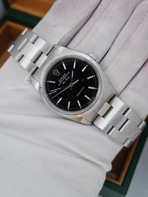 Rolex Oyster Perpetual Air-King 14000M Wristwatch, 1 Owner 2004 Full Set
