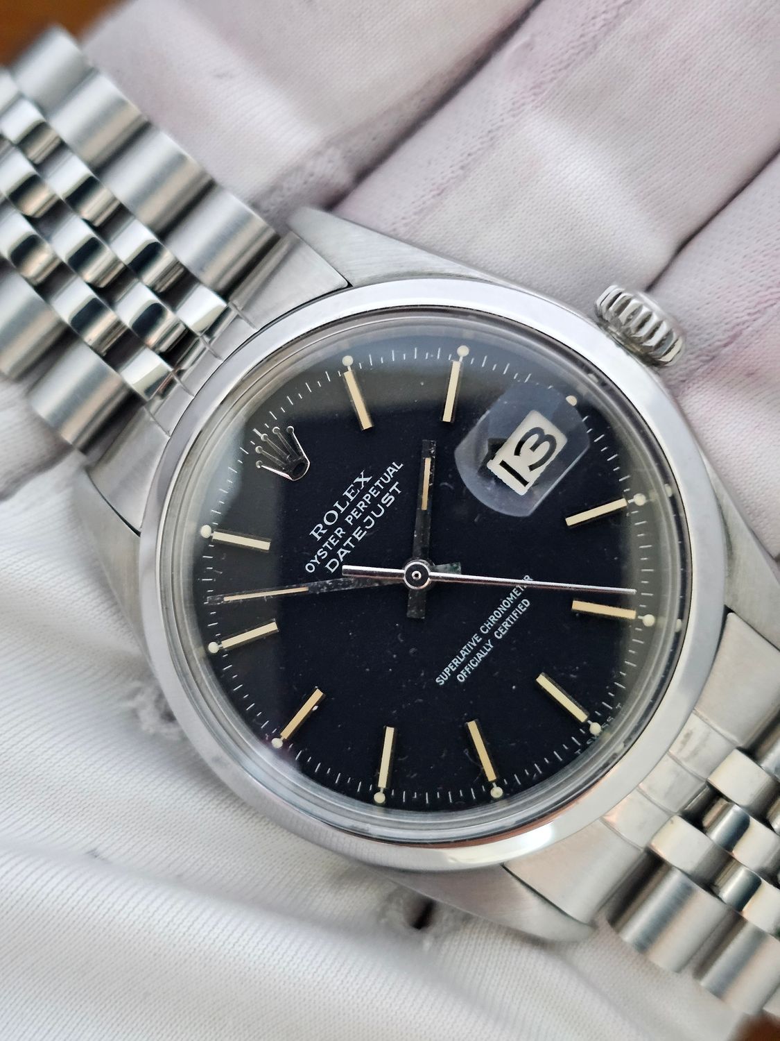 Rolex Datejust 1600 Watch - 36mm Rare &#39;Confetti Dial&#39;
