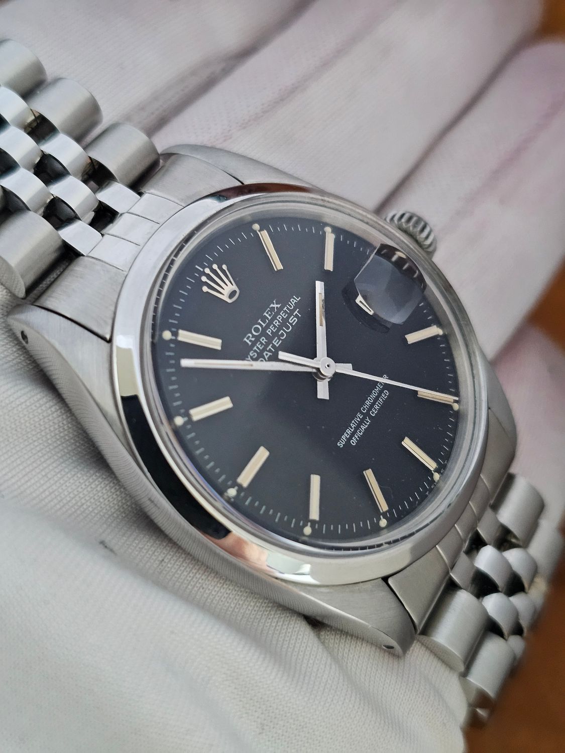 Rolex Datejust 1600 Watch - 36mm Rare &#39;Confetti Dial&#39;
