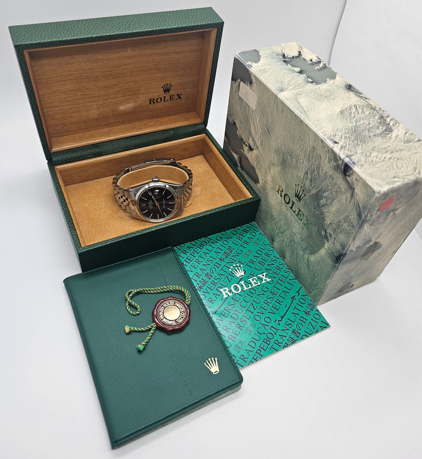 Rolex Datejust 1600 Watch - 36mm Rare &#39;Confetti Dial&#39;