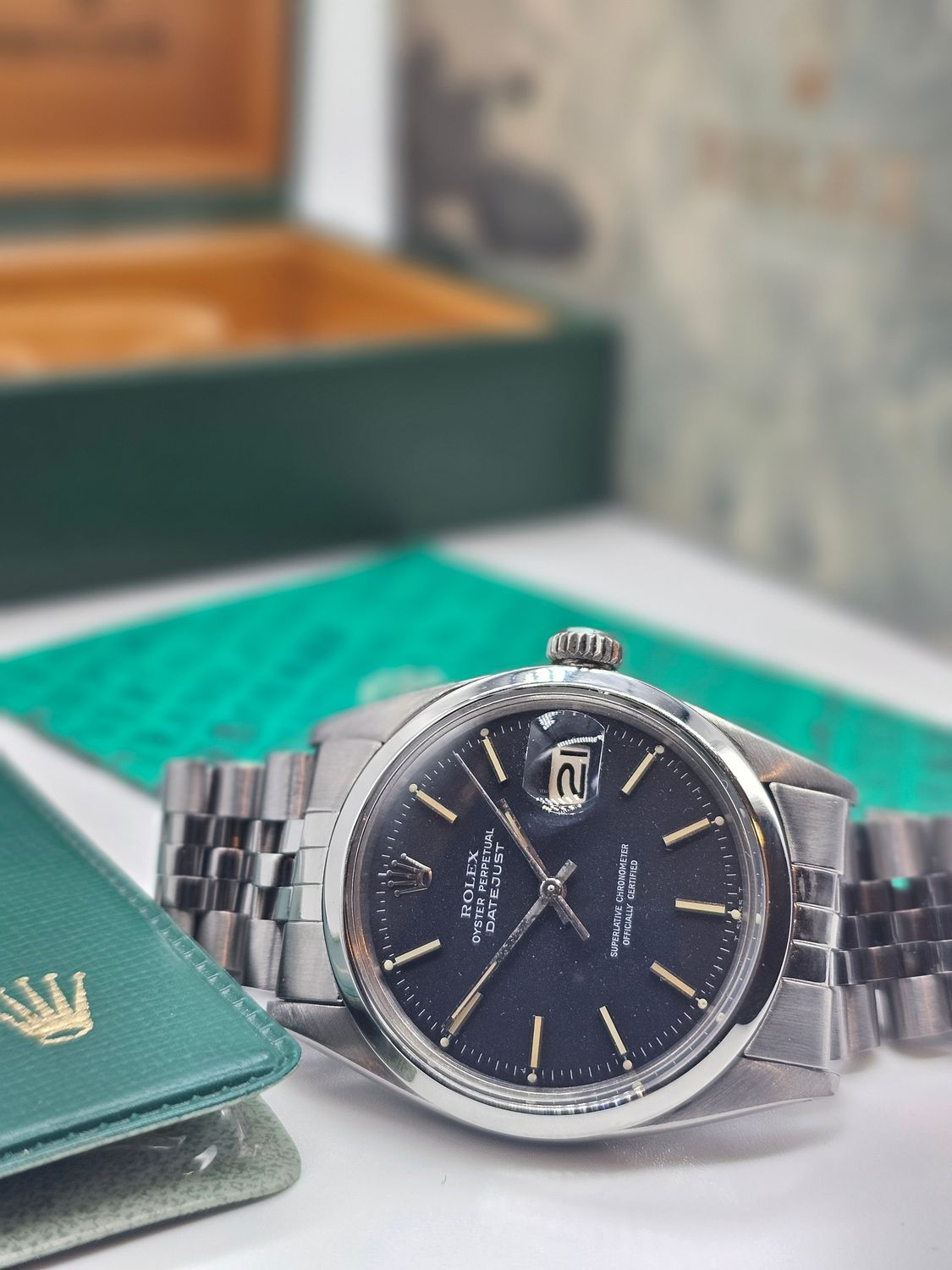 Rolex Datejust 1600 Watch - 36mm Rare &#39;Confetti Dial&#39;