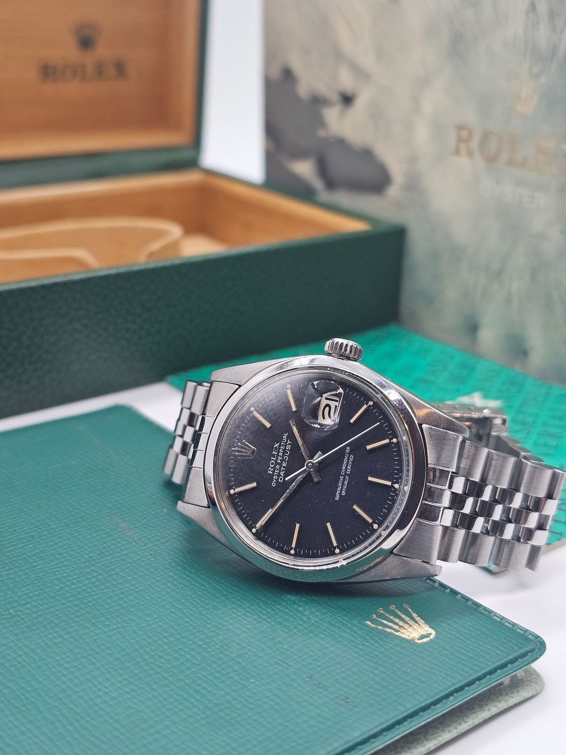 Rolex Datejust 1600 Watch - 36mm Rare &#39;Confetti Dial&#39;