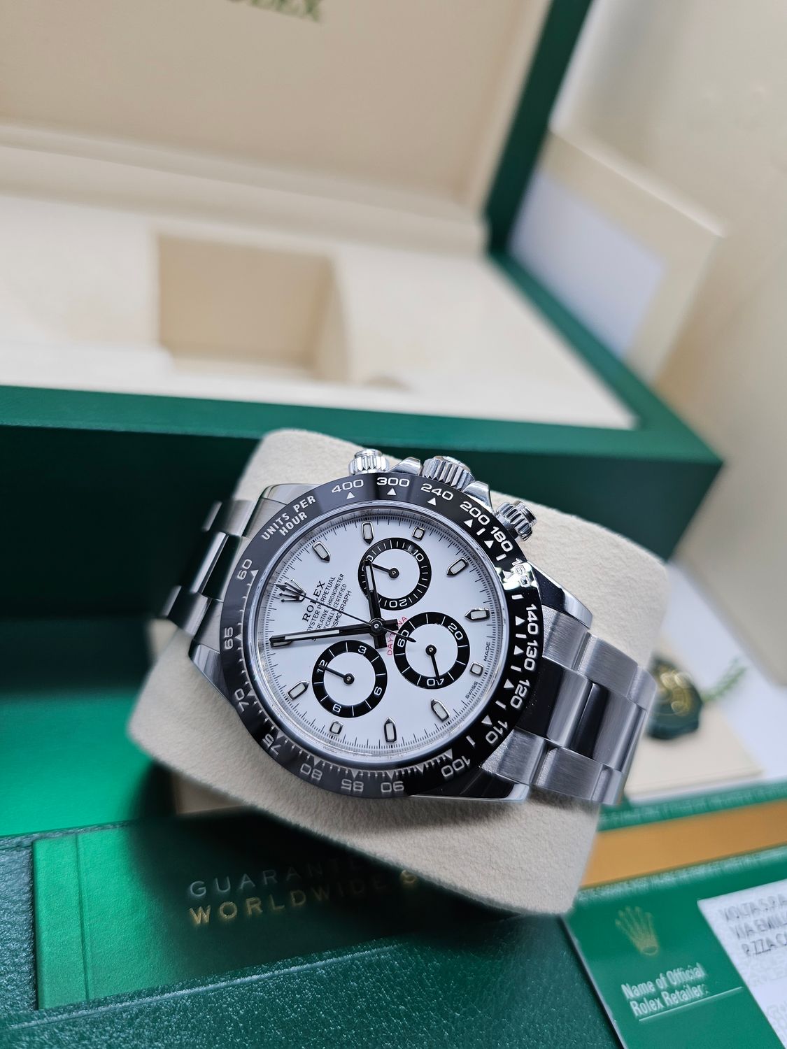 Rolex Cosmograph Daytona Watch, 116500LN Panda Dial, 2020 Box &amp; Papers
