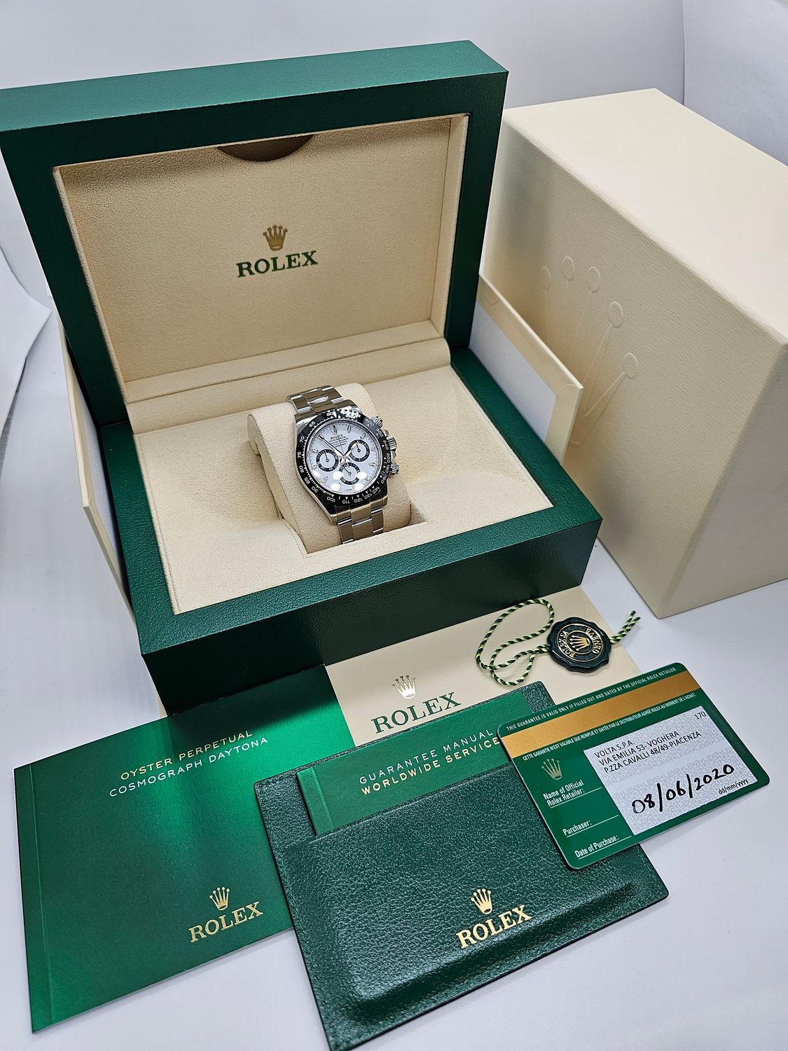 Rolex Cosmograph Daytona Watch, 116500LN Panda Dial, 2020 Box &amp; Papers