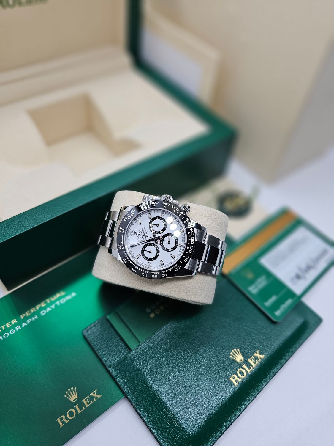 Rolex Cosmograph Daytona Watch, 116500LN Panda Dial, 2020 Box &amp; Papers