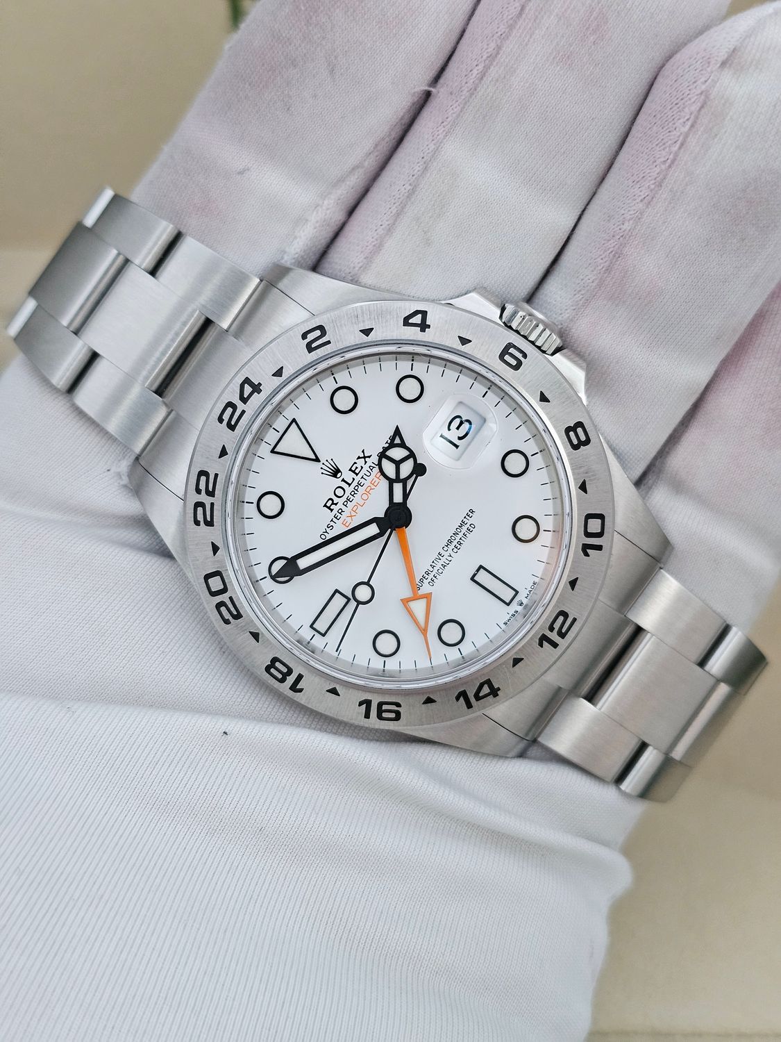 Rolex Explorer II White Polar Watch - 226570 2023 Full Set