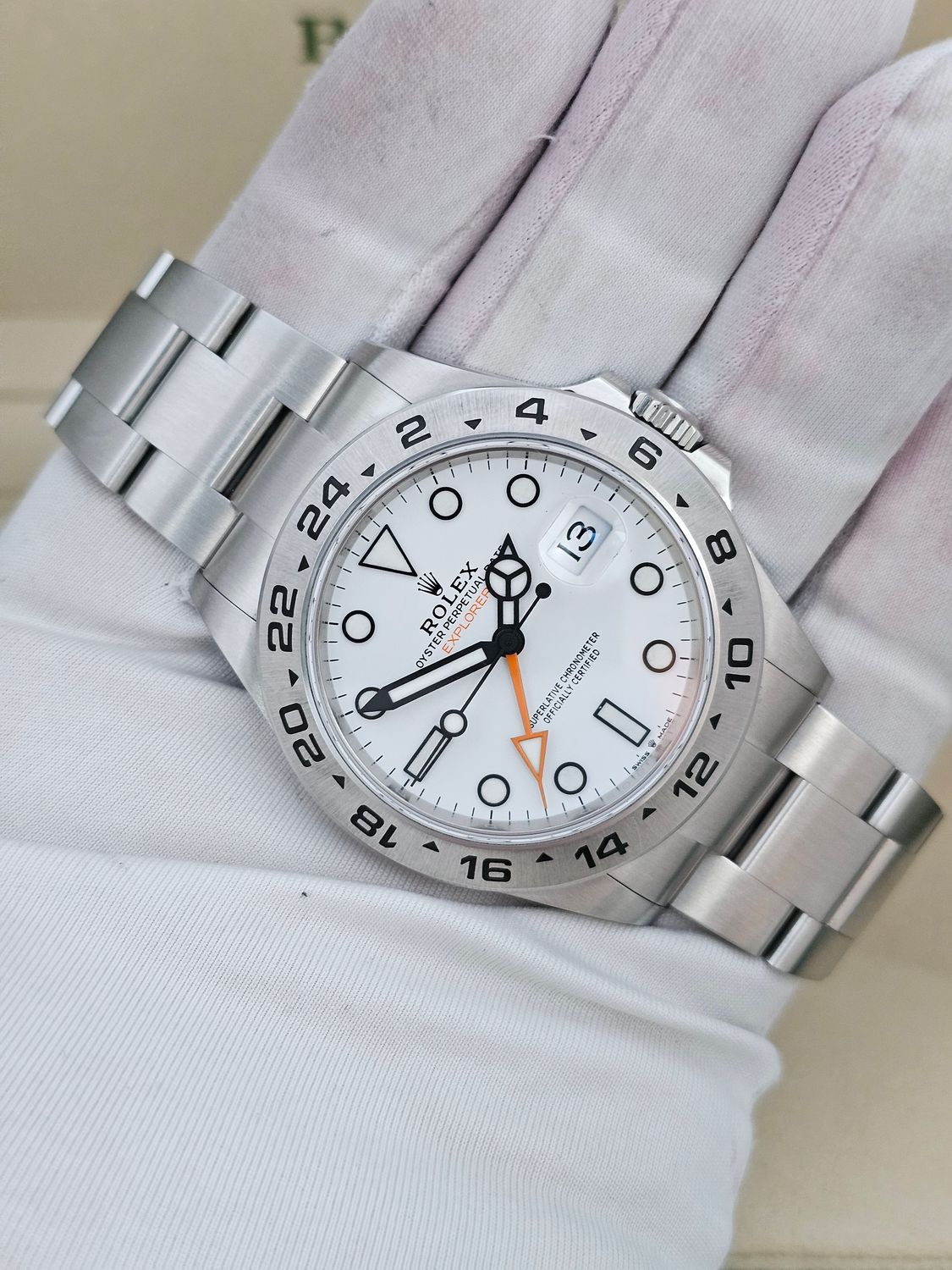 Rolex Explorer II White Polar Watch - 226570 2023 Full Set
