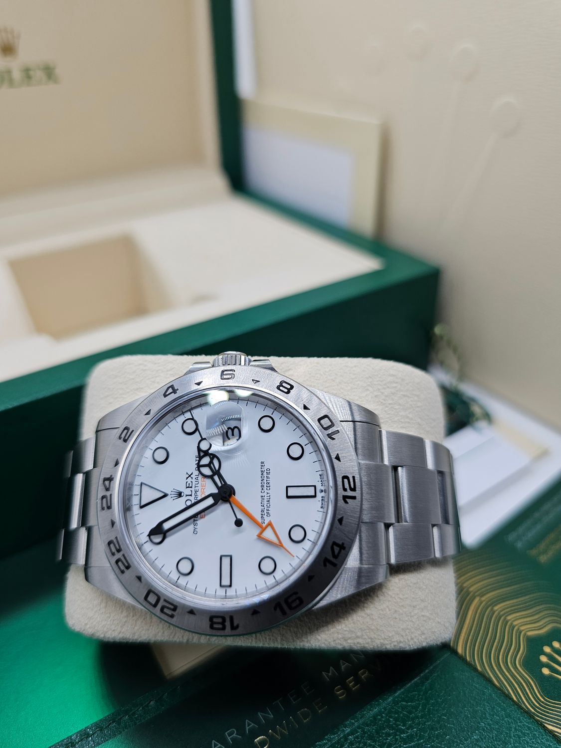 Rolex Explorer II White Polar Watch - 226570 2023 Full Set
