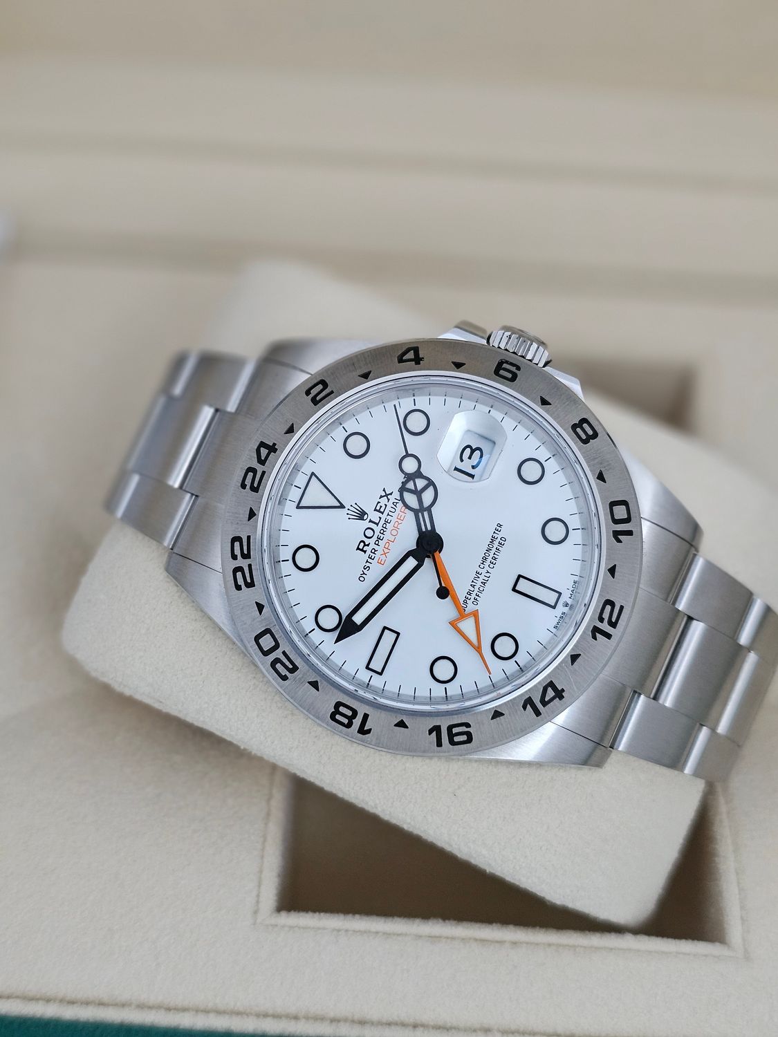 Rolex Explorer II White Polar Watch - 226570 2023 Full Set
