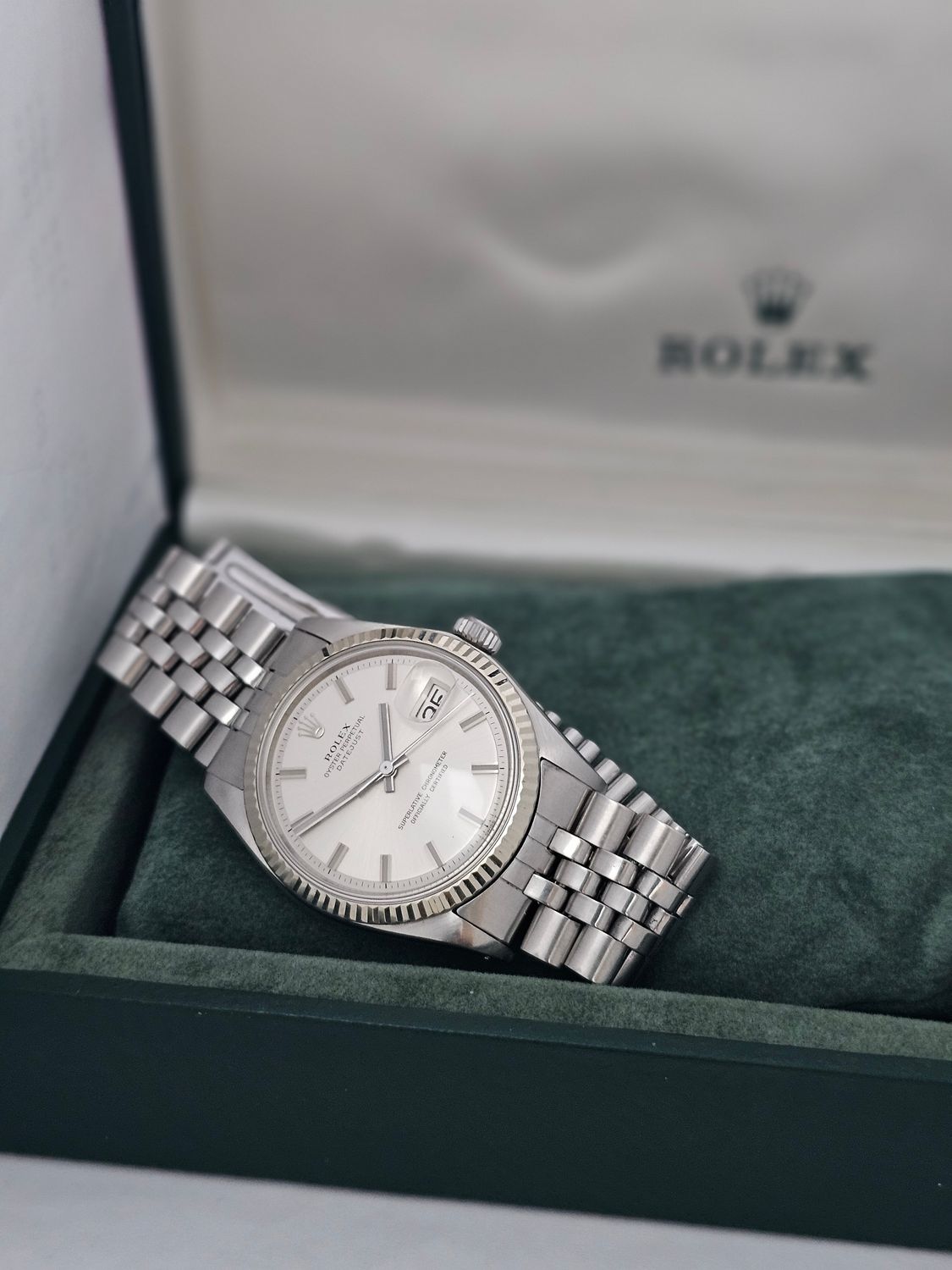 Rolex Datejust Watch 1601 36mm, Rare WideBoy Dial, Excellent condition