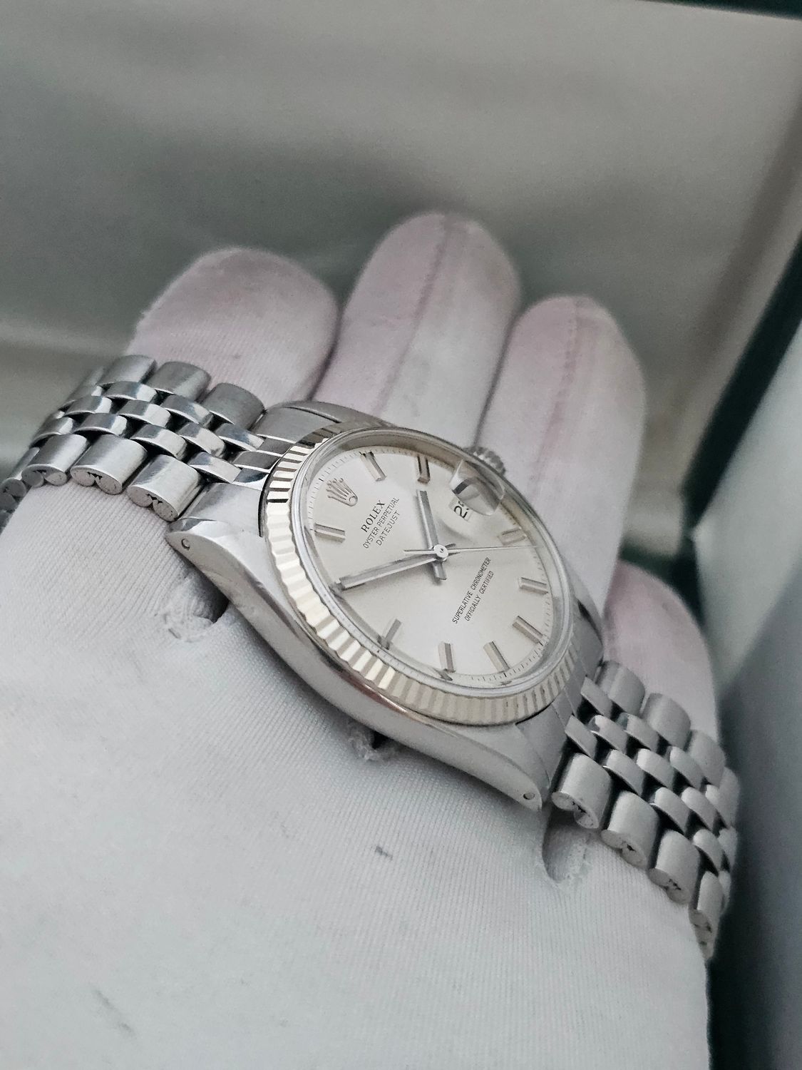 Rolex Datejust Watch 1601 36mm, Rare WideBoy Dial, Excellent condition