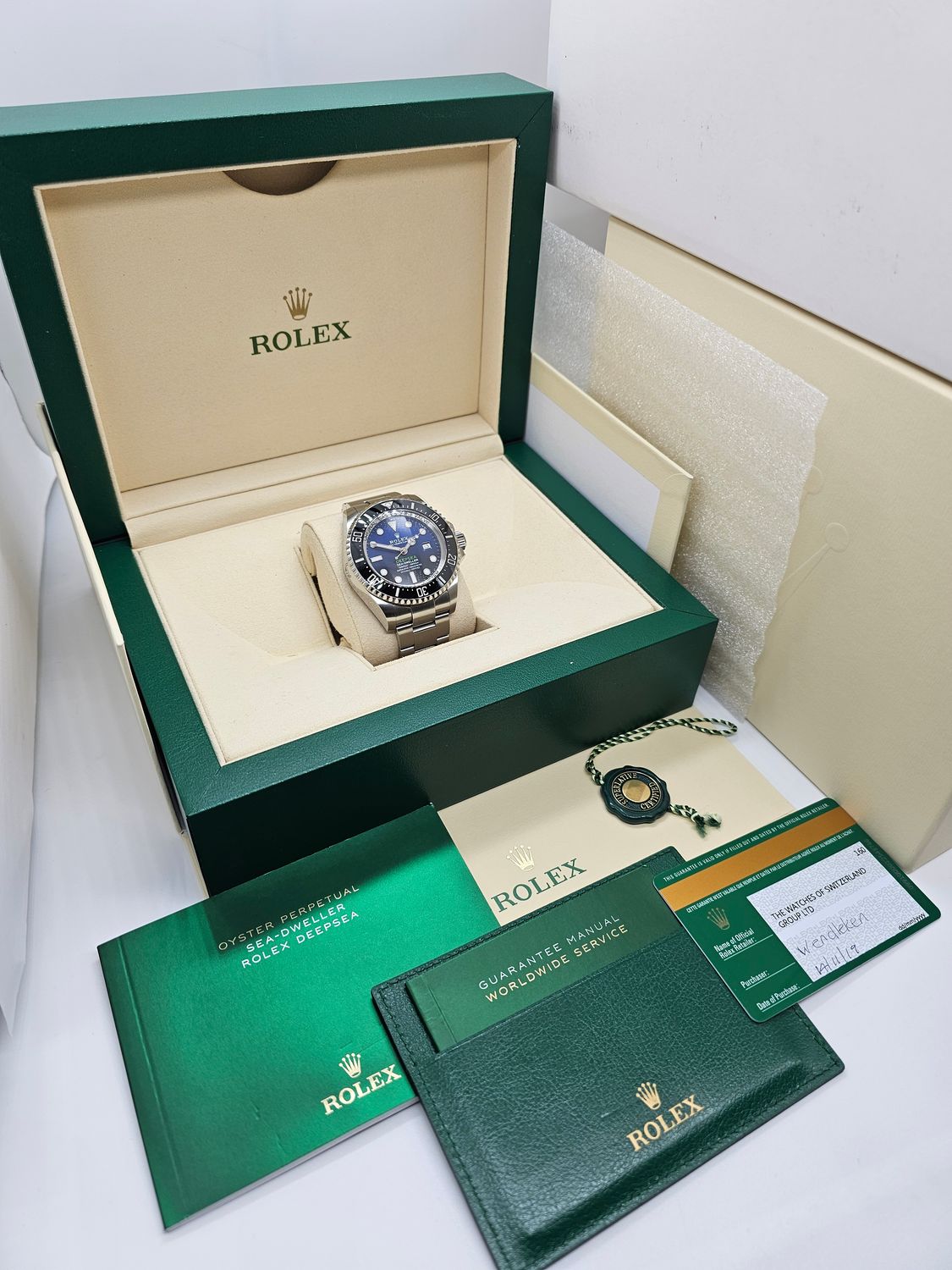 Rolex Sea-Dweller Deepsea Watch, Ref 126660 James Cameron, 2019 Box &amp; Papers