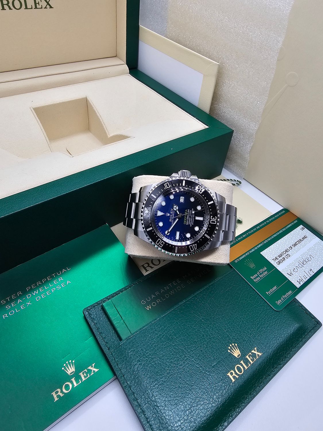 Rolex Sea-Dweller Deepsea Watch, Ref 126660 James Cameron, 2019 Box &amp; Papers