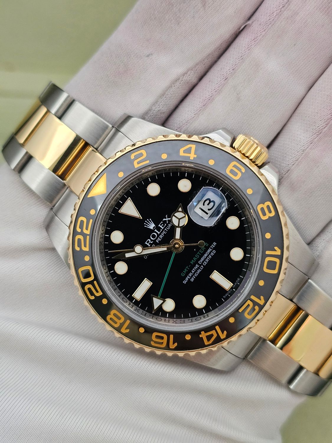 Rolex GMT-Master II Black Watch - 116713LN 2006 Box &amp; Papers, 2011 Rolex Service
