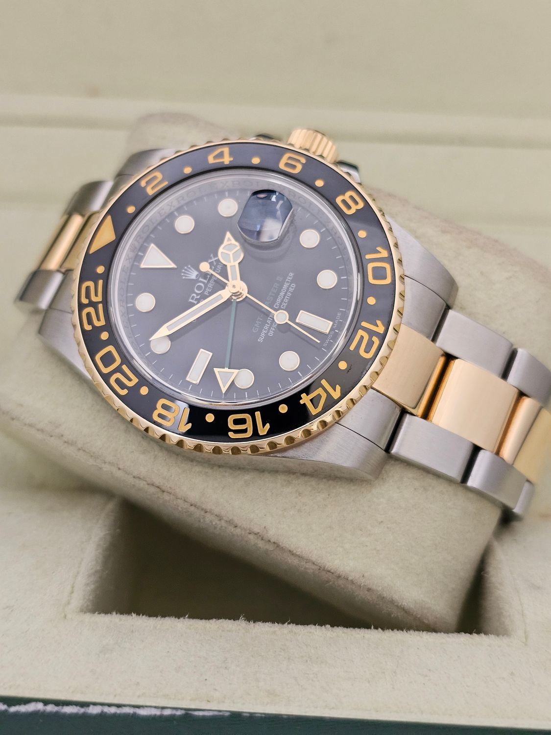 Rolex GMT-Master II Black Watch - 116713LN 2006 Box &amp; Papers, 2011 Rolex Service