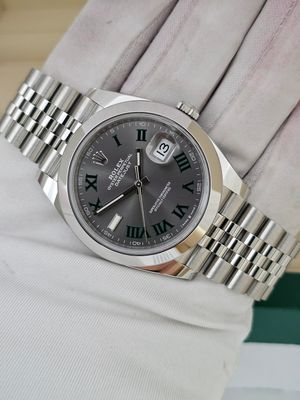 Rolex Datejust 41mm Watch Ref: 126300 Wimbledon Dial - 2022 Full Set