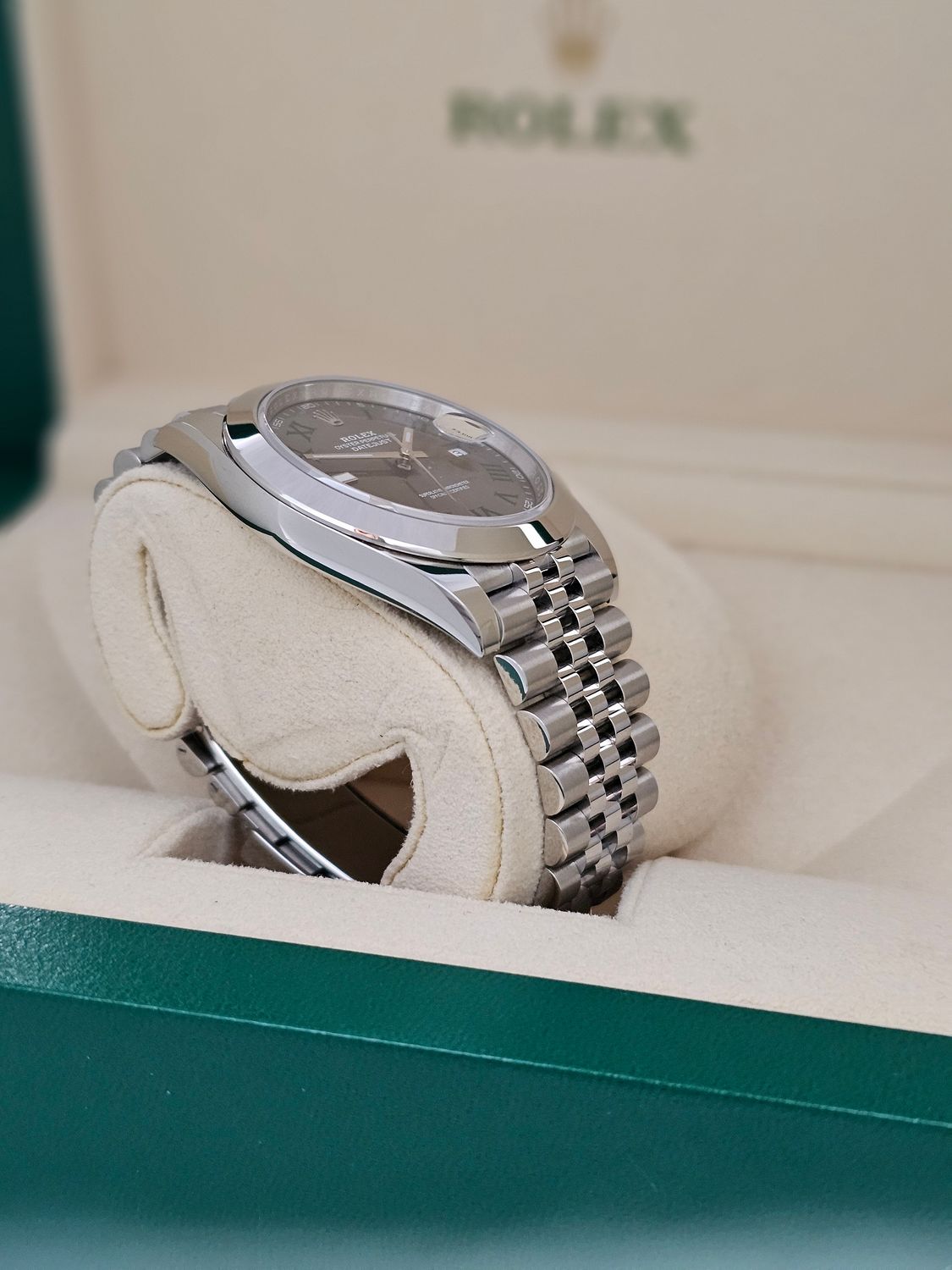 Rolex Datejust 41mm Watch Ref: 126300 Wimbledon Dial - 2022 Full Set