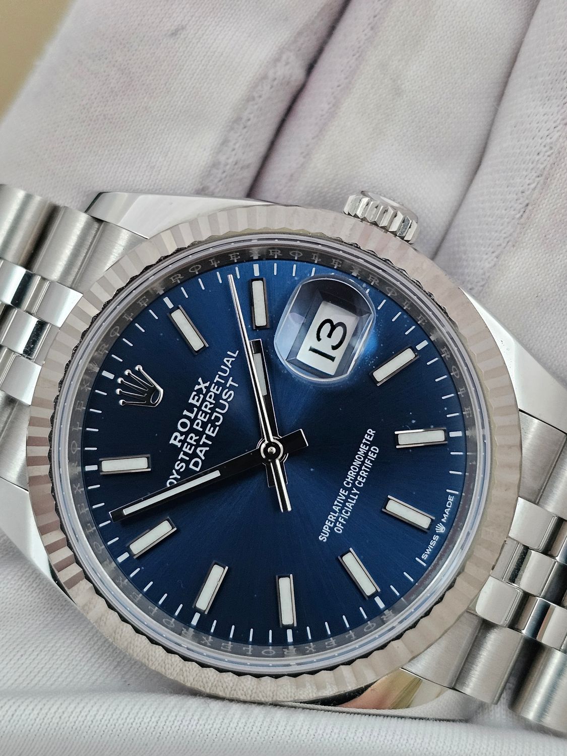 Rolex Datejust Watch Ref 126234 36mm - 2022 Blue Dial - Full Set