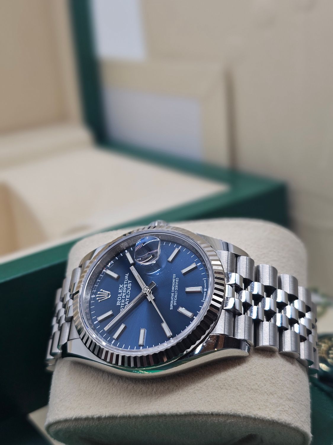 Rolex Datejust Watch Ref 126234 36mm - 2022 Blue Dial - Full Set