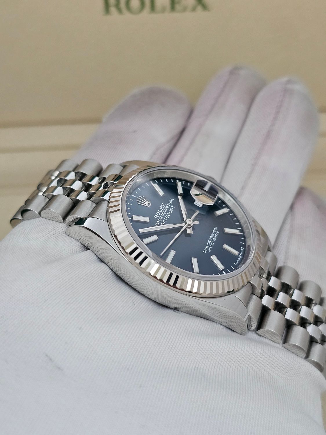 Rolex Datejust Watch Ref 126234 36mm - 2022 Blue Dial - Full Set