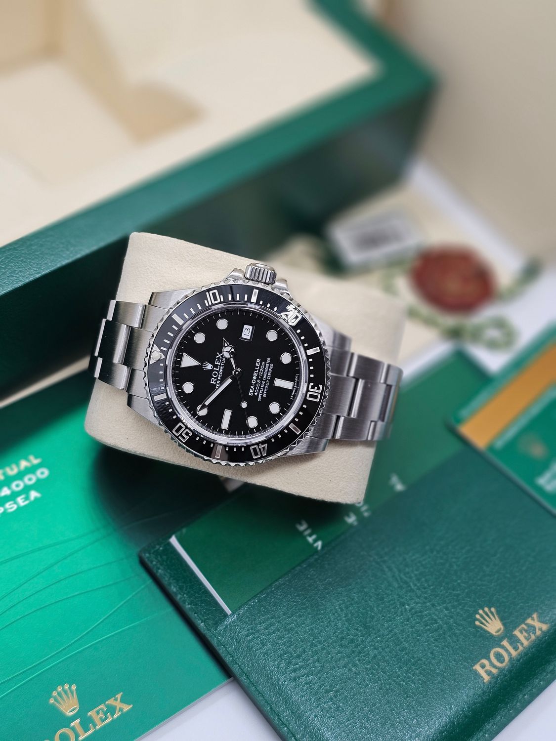 Rolex Sea-Dweller 40mm Watch 4000 Rare/Short Run - Ref 116600, 2015 Full Set