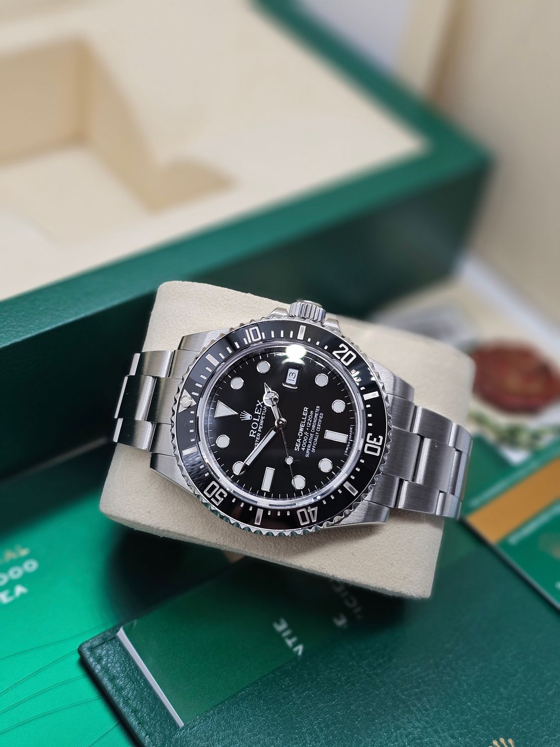 Rolex Sea-Dweller 40mm Watch 4000 Rare/Short Run - Ref 116600, 2015 Full Set