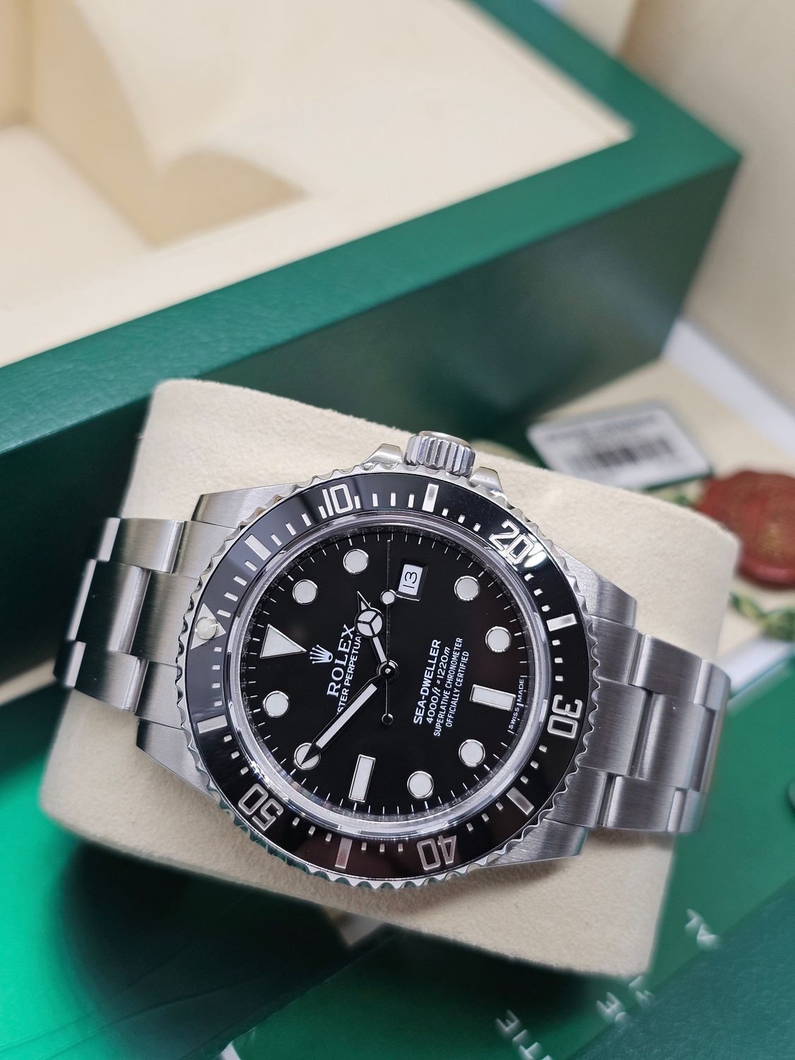 Rolex Sea-Dweller 40mm Watch 4000 Rare/Short Run - Ref 116600, 2015 Full Set