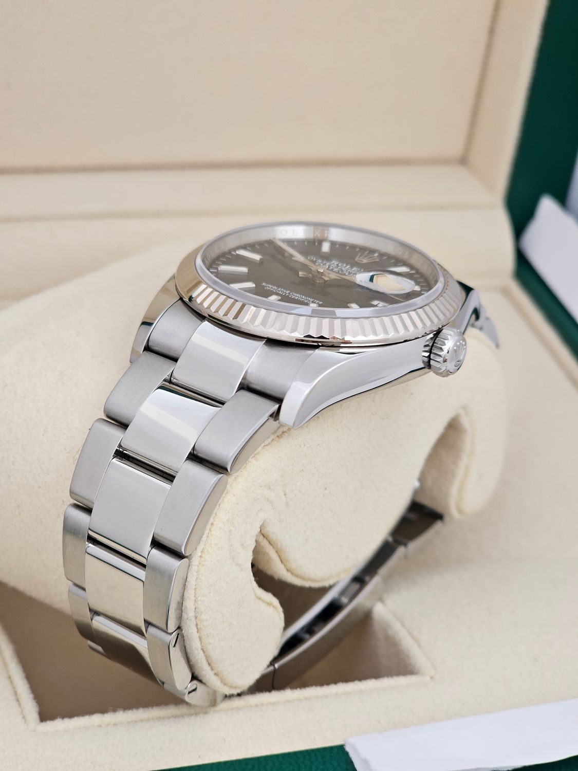 Rolex Datejust Watch Ref 126234 36mm - 2023 Blue Motif Dial, Full Set