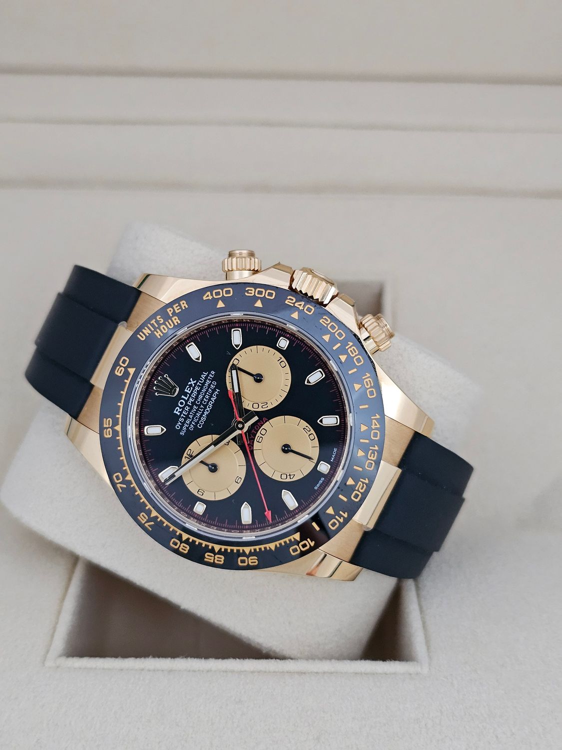 Rolex Daytona Oysterflex Watch, 18K Yellow Gold 116518LN &quot;Paul Newman&quot; 2023