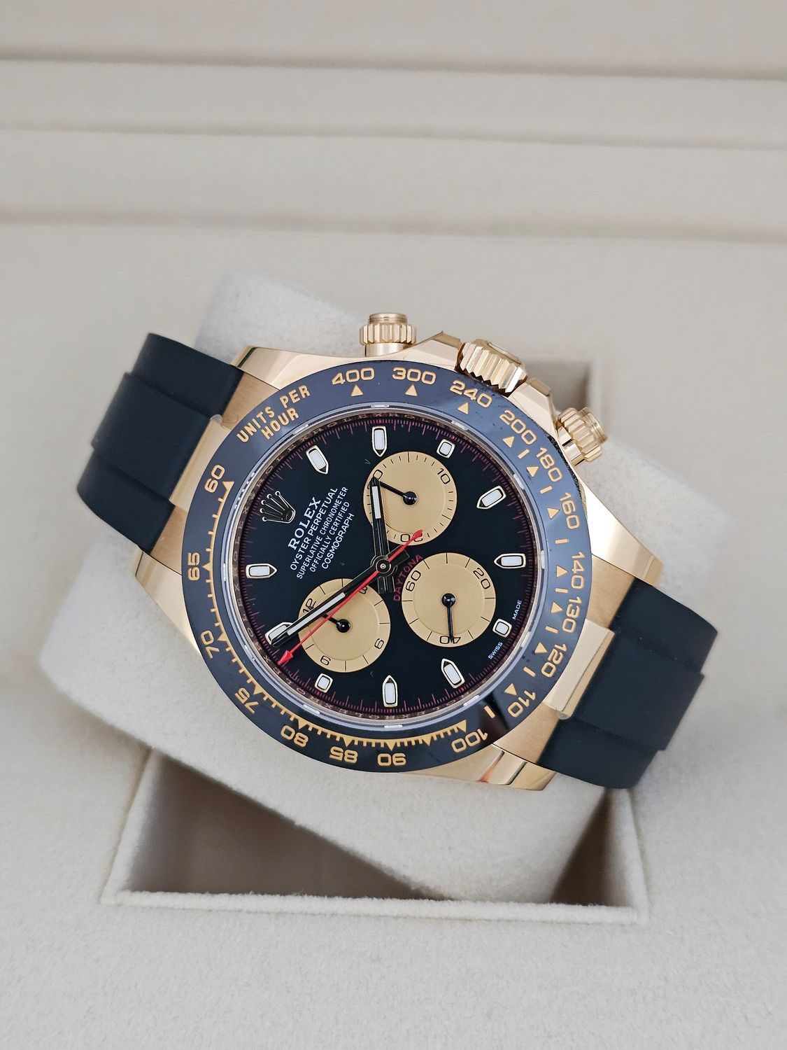 Rolex Daytona Oysterflex Watch, 18K Yellow Gold 116518LN &quot;Paul Newman&quot; 2023