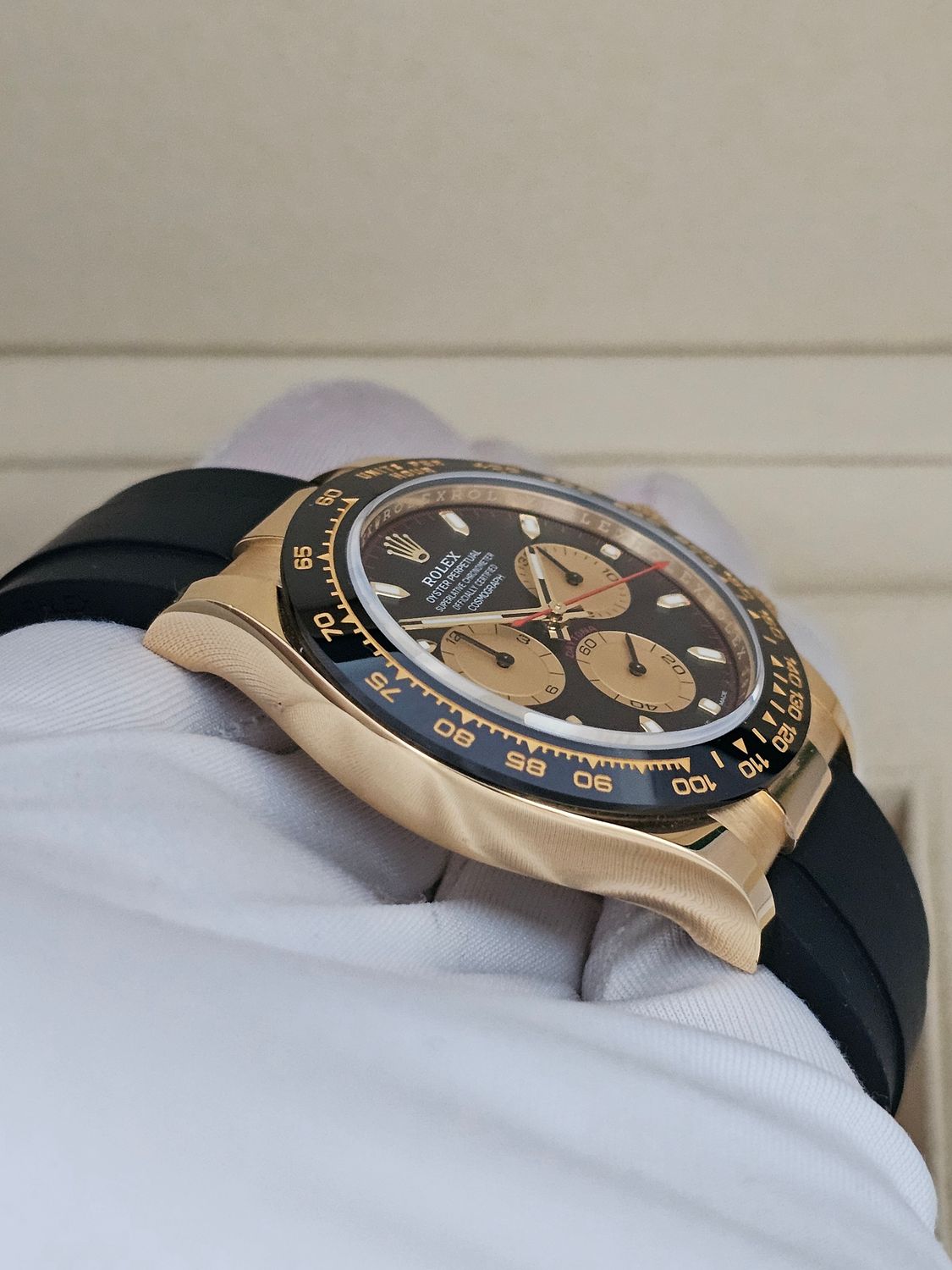 Rolex Daytona Oysterflex Watch, 18K Yellow Gold 116518LN &quot;Paul Newman&quot; 2023