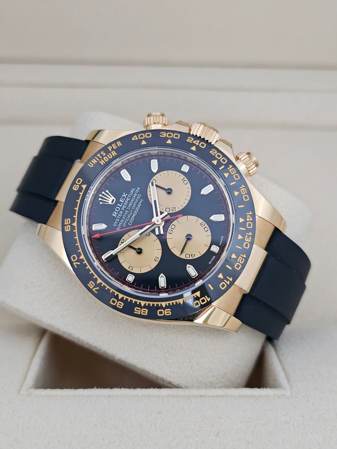 Rolex Daytona Oysterflex Watch, 18K Yellow Gold 116518LN &quot;Paul Newman&quot; 2023