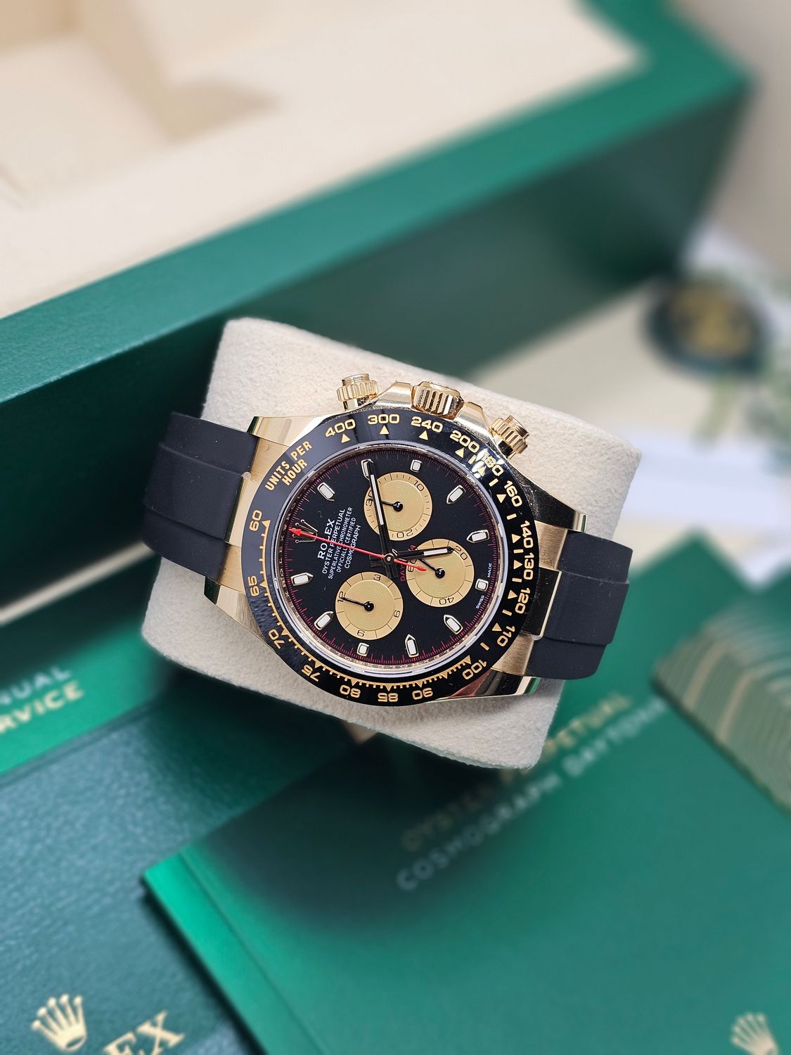 Rolex Daytona Oysterflex Watch, 18K Yellow Gold 116518LN &quot;Paul Newman&quot; 2023