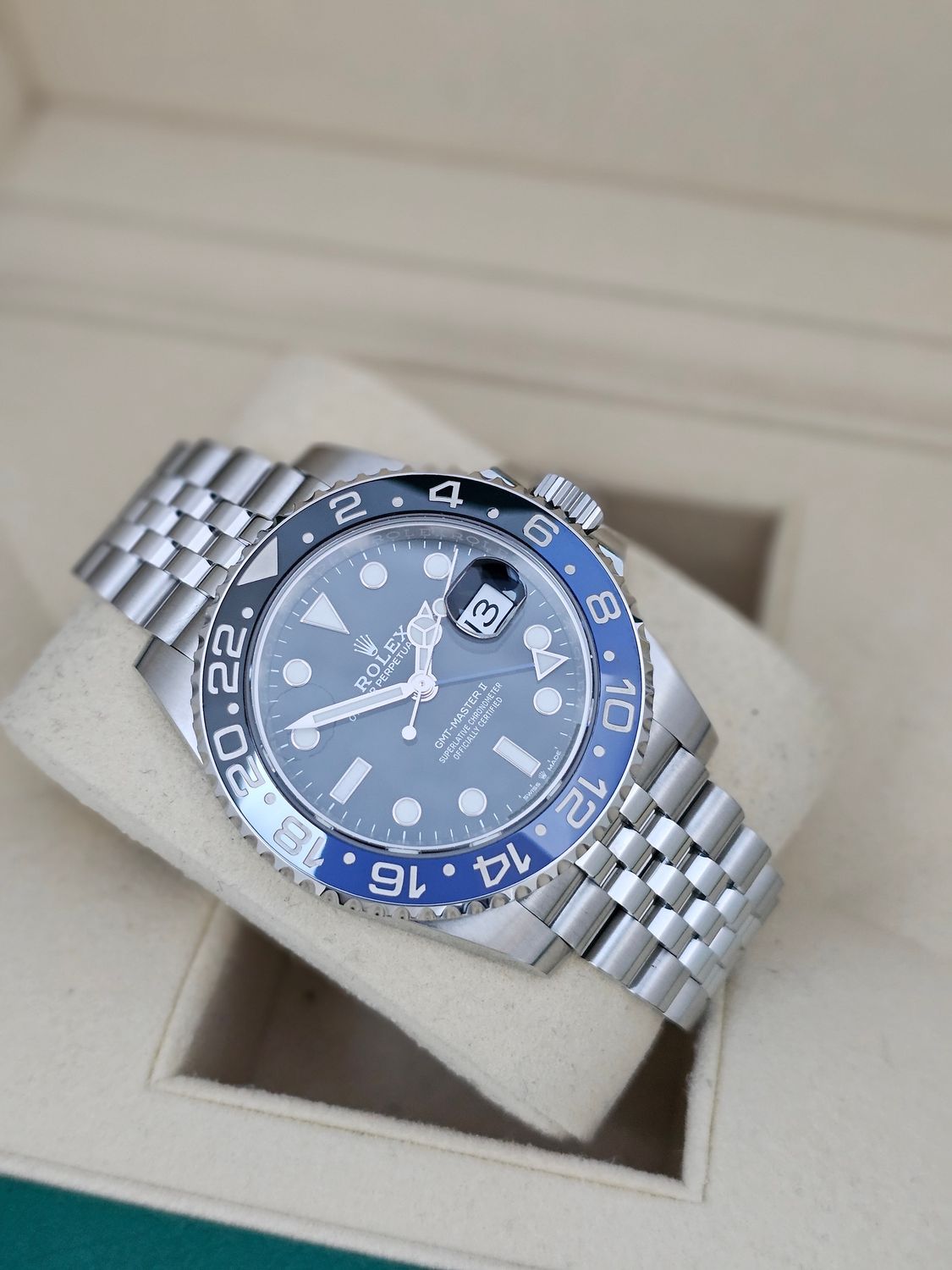 Rolex GMT Master II Watch ref 126710BLNR &#39;Batgirl&#39; 2019 Full Set