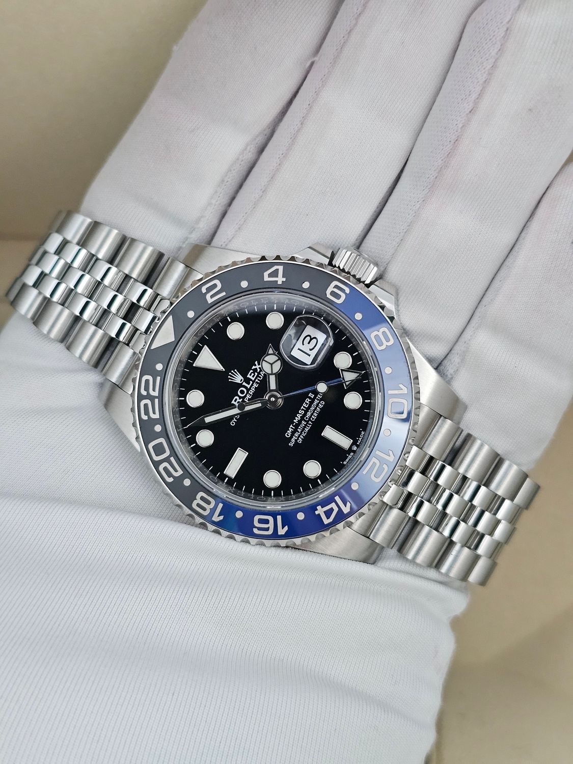 Rolex GMT Master II Watch ref 126710BLNR &#39;Batgirl&#39; 2019 Full Set